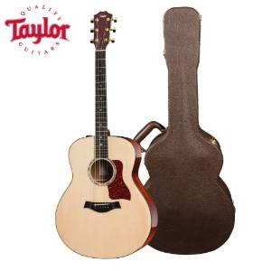 Taylor Guitars JB-518E Acoustic Guitar with Deluxe Brown Hard-Shell Case
