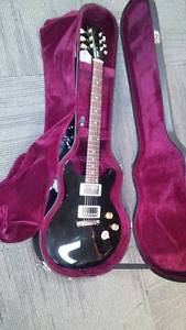 1997 Gibson Les Paul Studio Double Cutaway Black w/ hardshell case