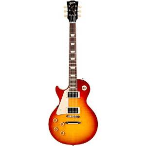 Gibson Custom Shop LPR84LHWCNH1 1958 Les Paul Plaintop GLOSS-LH Solid-Body Electric Guitar, Washed Cherry