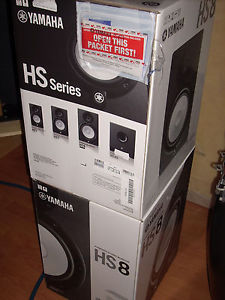 Yamaha HS8 monitors (sealed boxes)