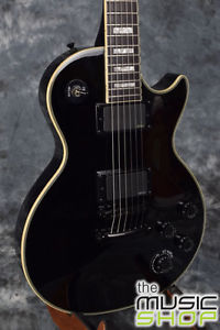 Epiphone Matt Heafy Signature Les Paul Custom Electric Guitar in Ebony + Case