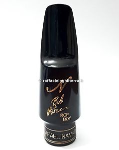 Rafael Navarro Bob Mintzer Bop Boy hard rubber black 8* Bocchino sax tenore