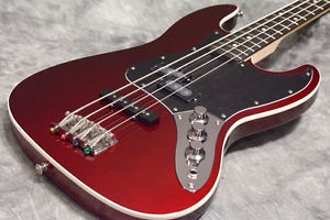 Fender Japan Exclusive Aerodyne Jazz Bass Old Candy Apple Red Electric Bass Used