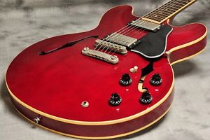 Gibson USA ES-335 Dot Charry Used Guitar Free Shipping from Japan #g961