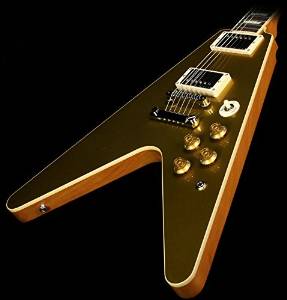 Gibson Custom Flying V Standard -Goldtop