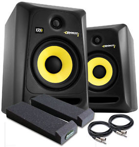 KRK Rokit RP6 G3 Attivo Monitor Da Studio Pacchetto (NUOVA)