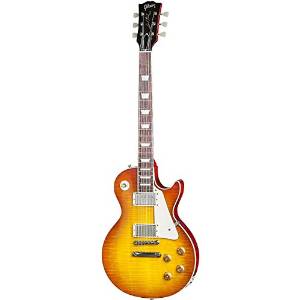 Gibson Custom Shop LPR84VOITNH1 1958 Les Paul Plaintop VOS Solid-Body Electric Guitar, Ice Tea