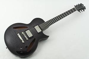 Free Shipping Saito Guitars M-35s 2015 Trans Black Electric Guitar
