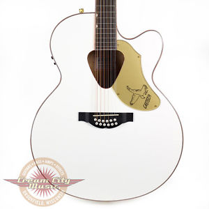 Gretsch G5022CWFE-12 Rancher Falcon Acoustic Electric 12-String White Demo