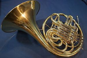 1957 Elkhart Conn 6D Double French Horn with Case and Mouthpiece