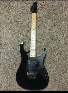 IBANEZ RG1550M BLACK PRESTIGE GUITAR MIJ japan rg DIMARZIO & TREMOL-NO UPGRADES