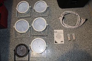 LOT 6 Chauvet DJ EZPar 64 RGBA LED Wireless Battery SlimPar Wash Light White DMX