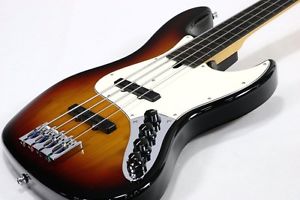 Mike Lull M4V Fretless 3-Tone Sunburst Electric Free Shipping