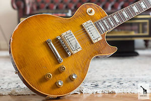 MURPHY PAINTED & AGED ☆ Gibson Les Paul Japan GREENY True Historic Select 59 R9