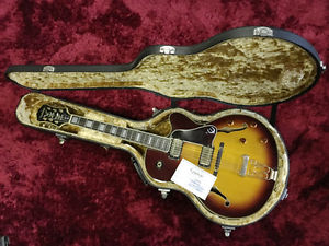 Epiphone Joe Pass EmperorII Sunburst hard case written guarantee blank JAPAN