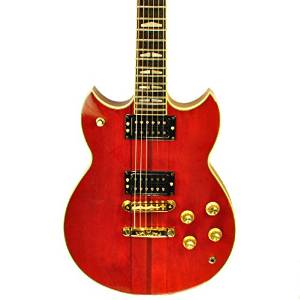 Free Shipping Used Yamaha Sg-1500 Persimm 1982 Electric Guitar