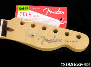 Fender American CHANNEL BOUND Telecaster NECK Tele USA Compound Radius+ Rosewood