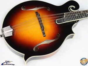 Eastman MD815-SB F-Style Mandolin w/HFC, Solid Carved Spruce/Maple, DEMO! #37588