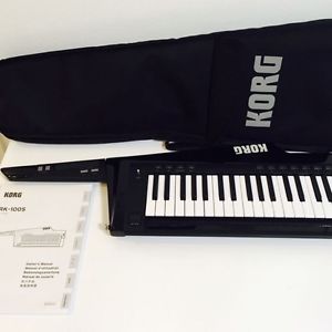 Used! KORG Shoulder Keyboard Synthesizer RK-100S Black 37key
