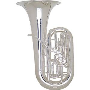 Yamaha YFB-822 Custom Series 5-Valve 4/4 F Tuba Silver