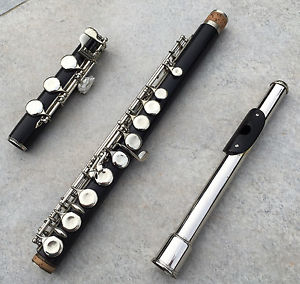 A.WUNDERLICH German Wooden Boehm Flute - closed holes, B-Foot