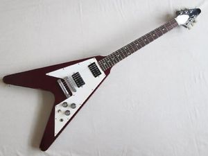 Gibson FLYING V 67 CH w/hard case Free shipping Guiter Bass From JAPAN #V17