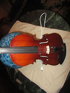 Vintage Fiddle Musical Instrument Hand Made For St. Antonio