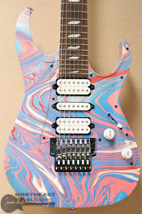 Ibanez Steve Vai UV77PSN Passion Limited Edition in Blue/Pink