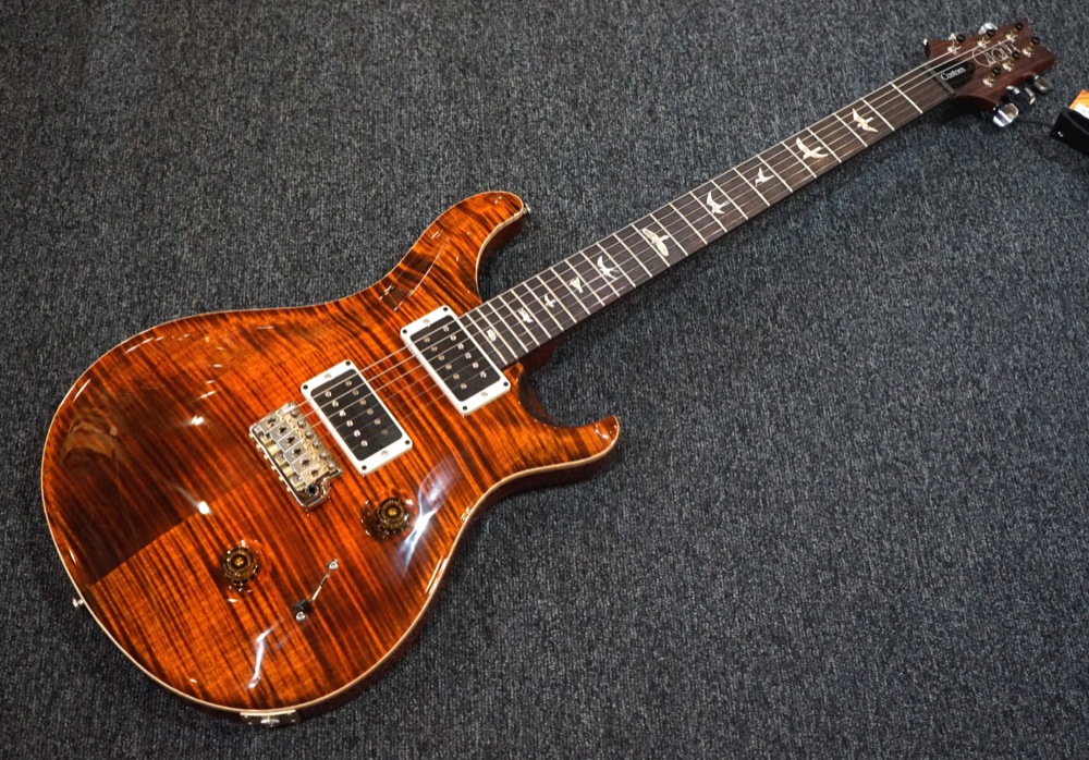 Paul Reed Smith PRS 2015 Custom 24 10TOP Orange Tiger Electric Guitar