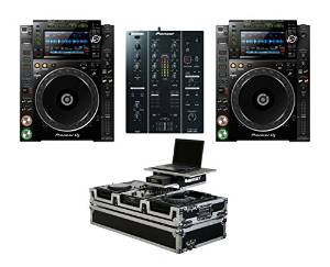 2x Pioneer CDJ-2000NXS2 + DJM-350 + Coffin