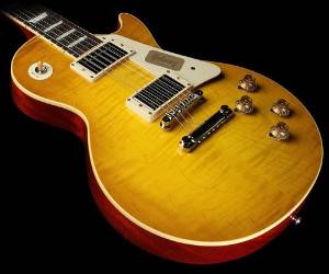 Gibson Custom Shop LPR83LBNH1 1958 Les Paul Plaintop GLOSS-2013 , Lemonburst