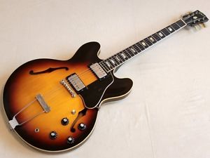 Gibson ES-335TD Brown w/hard case Free shipping Guiter Bass From JAPAN #V26