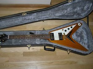 Epiphone Korina Flying V Electric Guitar with hardshell case