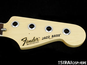* Fender Vintage USA 75 RI Jazz BASS NECK 1975 Reissue Rosewood Block #305