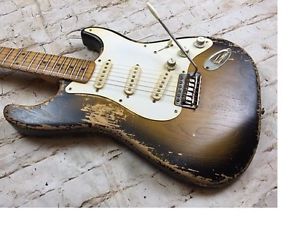 Custom Shop Guitar Aged Nitro Road Worn Aged Tobacco Burst 54 Relic Fraser