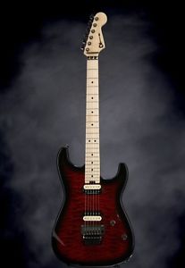 Charvel Pro-Mod San Dimas Style 1 HH FR Transparent Red Burst Electric Guitar