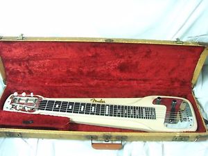 1956 Fender Champ Lap Steel Guitar w/ original tweed case