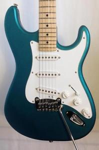 G&L USA Legacy Empress Emerald Blue Metallic Electric Guitar Case G & L 6.5