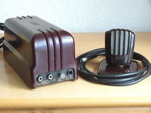Vintage RFT microphone + tube preamp