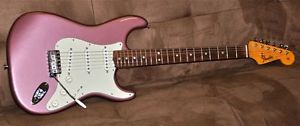 Fender ﻿American Vintage 1965 Stratocaster ﻿ Burgundy Mist FSR - Black Dot Music