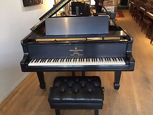 Restored 1880 6' 11" Satin Ebony Steinway & Sons Model B Grand Piano SN#44970