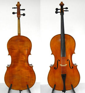 Beautifully Hand Made 7/8 Cello!Deep Tone Oil Varnish