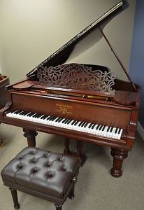 Restored Steinway Model B Victorian Grand Piano 1907 Mahogany