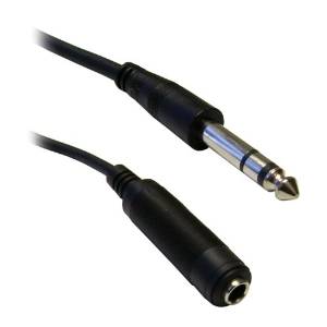 Offex OF-10A1-62215 1/4-Inch Stereo Extension Cable, TRS, Balanced, 1/4-Inch Male to 1/4-Inch Female, 15-Feet