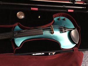 Bridge Aquila Electric Violin 4 String Turquoise