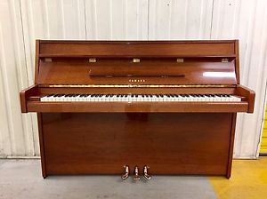 Yamaha C108 Modern Upright Piano With A Polished Walnut Case C.1980