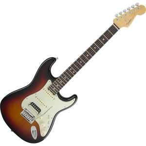 Fender American Elite HSS Shawbucker Stratocaster, 3 Colour Sunburst, Rosewood