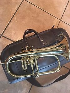 KANSTUL "Chicago" Professional Flugelhorn  Lacquer Leather Gig Bag