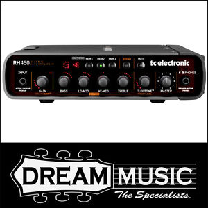 TC Electronic RH450 Compact Amp Head w/ Presets Bass Guitar Amplifier RRP$1599