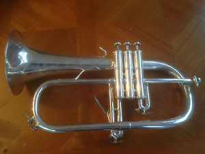 Flugel Horn Bach Stradivarius 183 Silver Plated